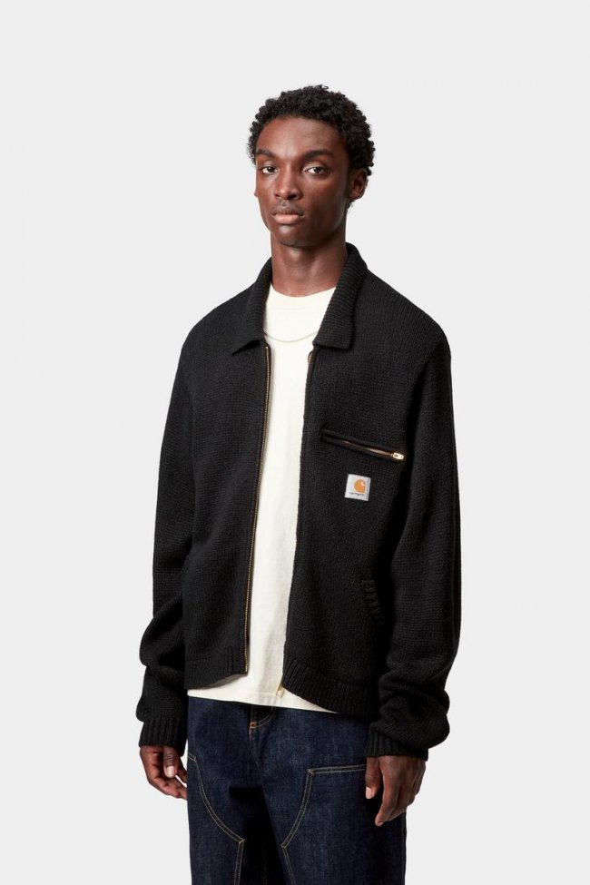 Carhartt Detroit Knit Jacket - Black Carhartt Detroit Knit Jacket - Black
