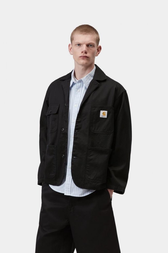 Carhartt Brader Blazer - Black, Rinsed Carhartt Brader Blazer - Black, Rinsed