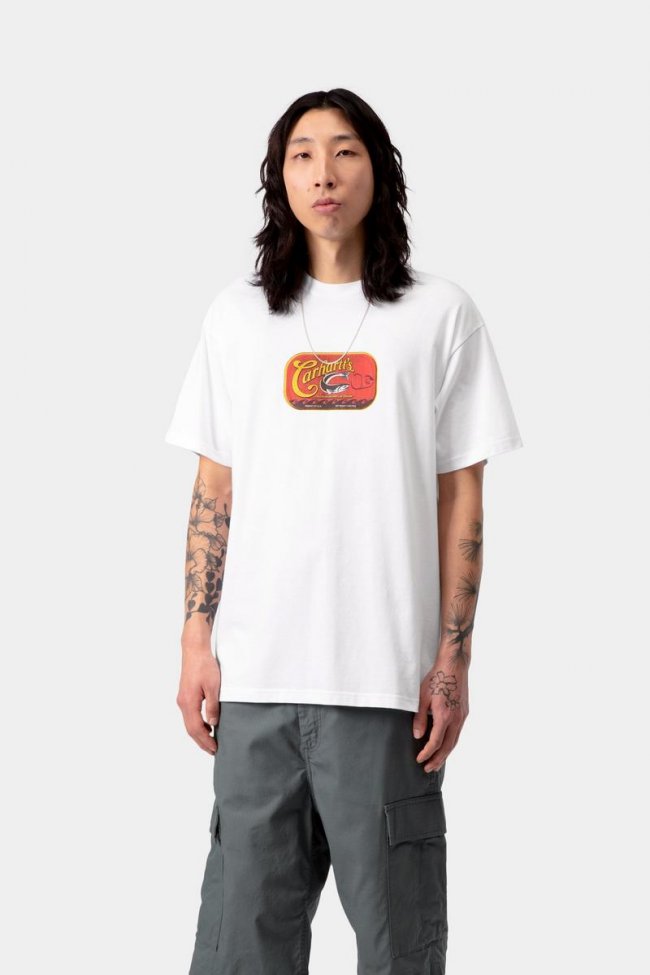 Carhartt S/S Sardinas T-Shirt - White Carhartt S/S Sardinas T-Shirt - White